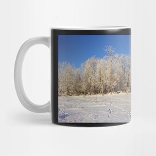 Saskatchewan winter trees Mug